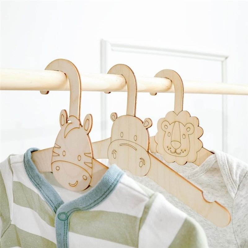 ABVT-20PCS Sevimli Ahşap Askıl - Baby Clothing Hanging Rack incelemesi ve fiyatı